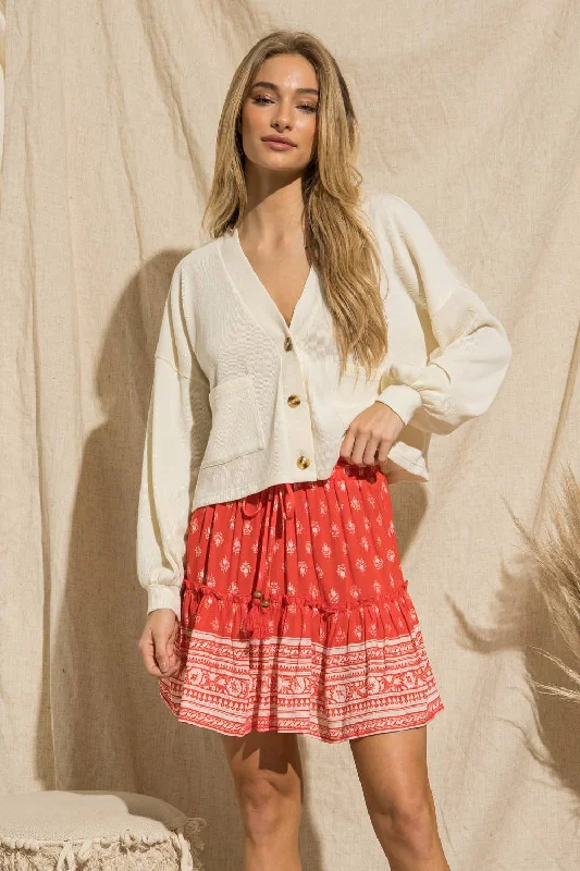 Red Hippie Skirt Wrap unclassified skirts