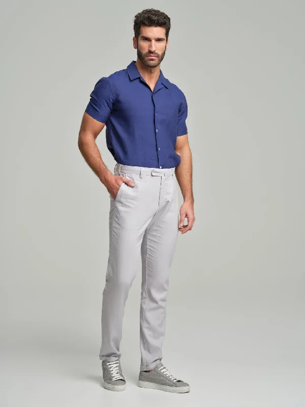 Comfort linen chino trousers Ruffled unclassified dresses
