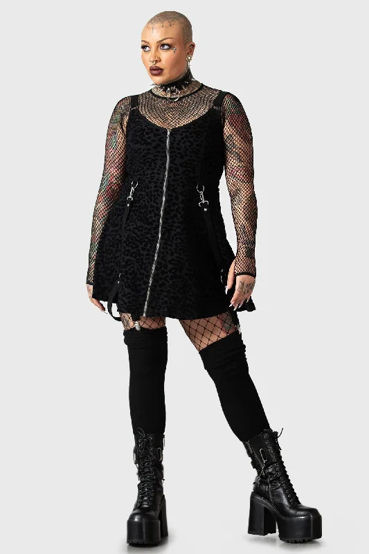 Feelin Purrty Skater Dress Chiffon unclassified dresses