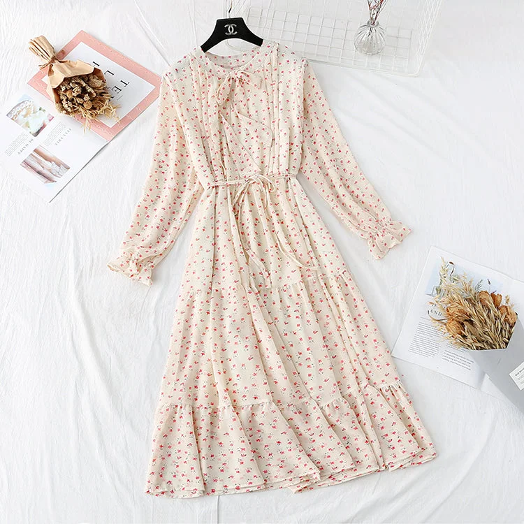 French retro, loose and thin, with a long skirt at the bottom  2370 Maxi Skirt Trend