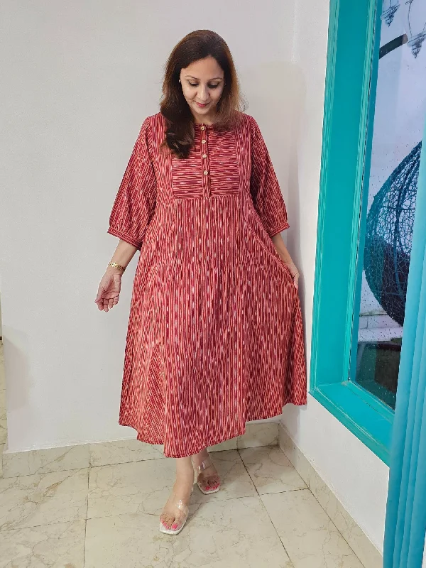 Inaya Cotton Yoke Dress Corset unclassified dresses