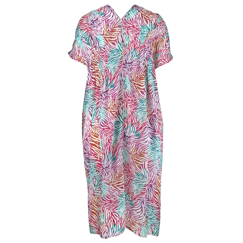 Laura Pleat Zebra V-Neck Dress Graduation unclassified dresses