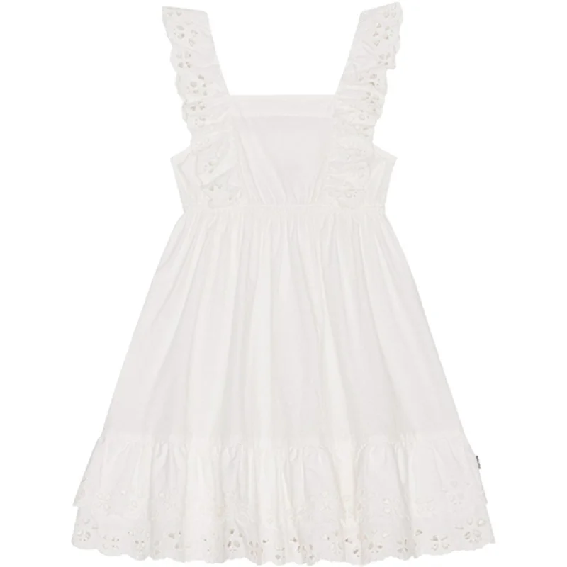 Molo White Ceelos Dress Lightweight unclassified dresses