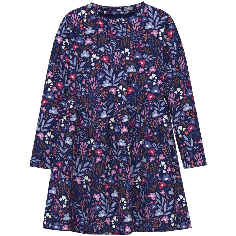 Name It Beacon Blue Nylisa Dress Mesh unclassified dresses