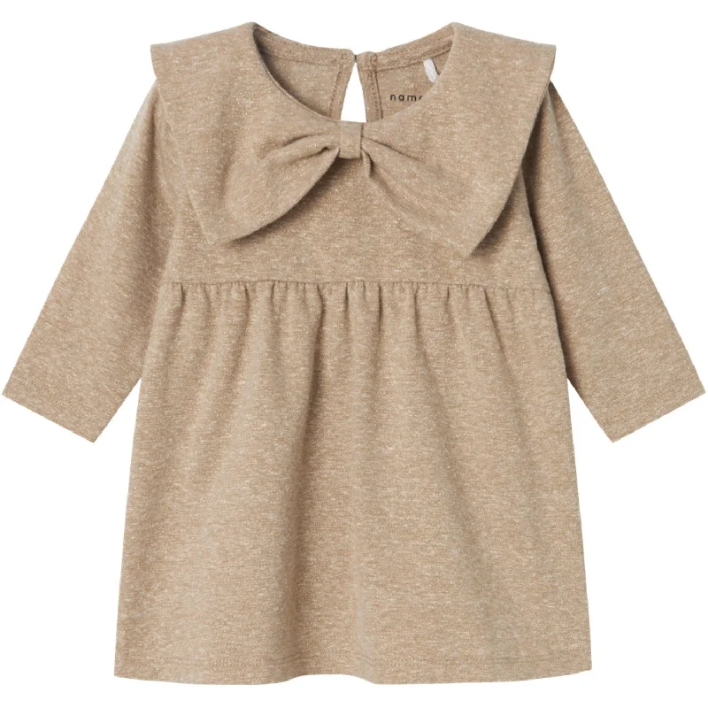 Name It Weathered Teak Rossia Dress Cotton unclassified dresses