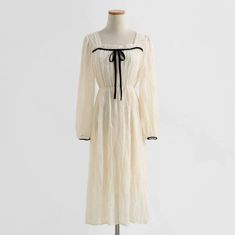 New style temperament skirt long sleeve waist closing slim age reducing gentle skirt 2252 Soft Ruffled Maxi New style temperament skirt long sleeve waist closing slim age reducing gentle skirt 2252 Soft Ruffled Maxi