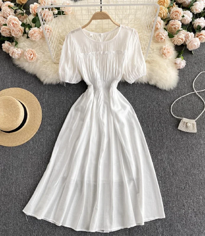 Simple A line dress fashion dress  665 Casual unclassified dresses