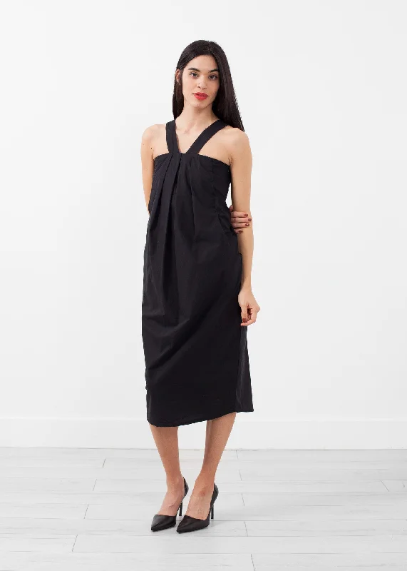 V-Strap Pocket Dress Printed unclassified dresses